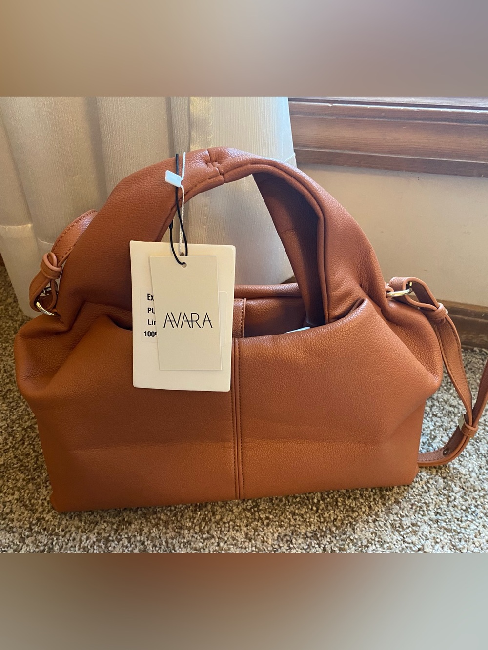AVARA Tan handbag